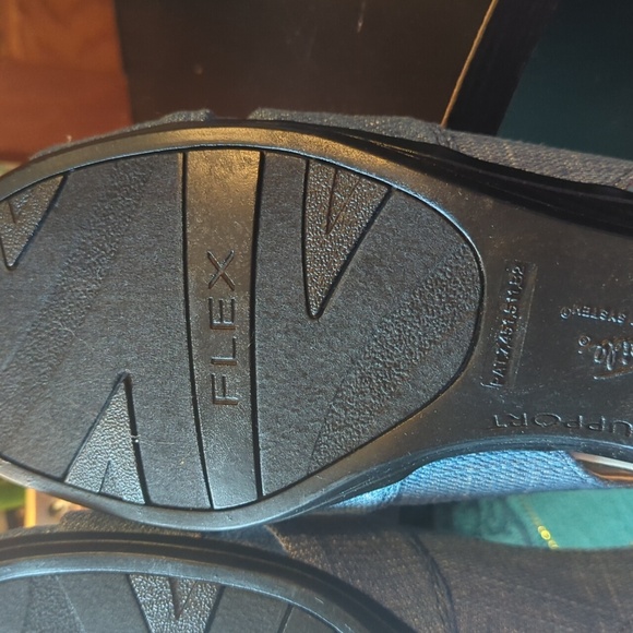 Life Stride Mimosa 2 slingback sandals Women's 7.5 M blue denim summer NEW NWB - Picture 9 of 10